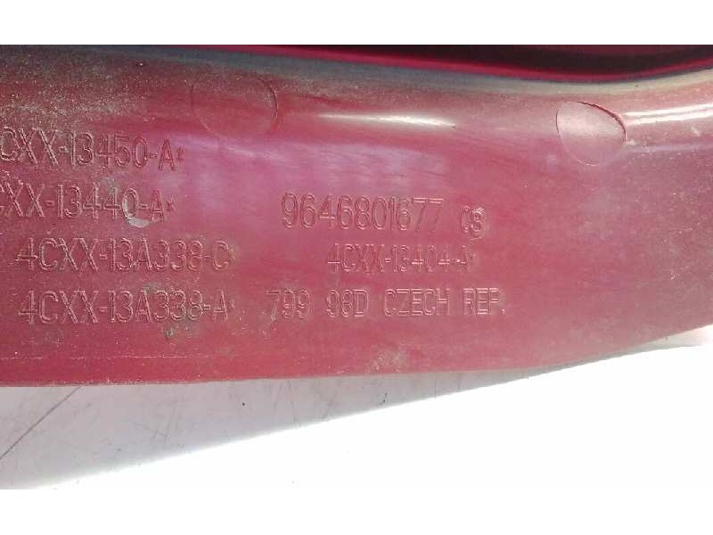 Recambio de piloto trasero derecho para citroen c4 coupe vts referencia OEM IAM 9646801677  