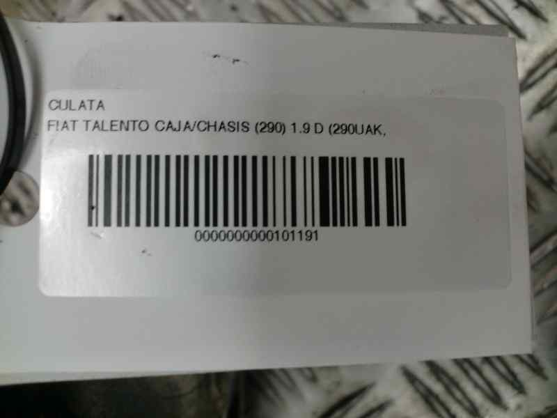 Recambio de culata para fiat talento (269) 1.9 diesel referencia OEM IAM S9VMCU  