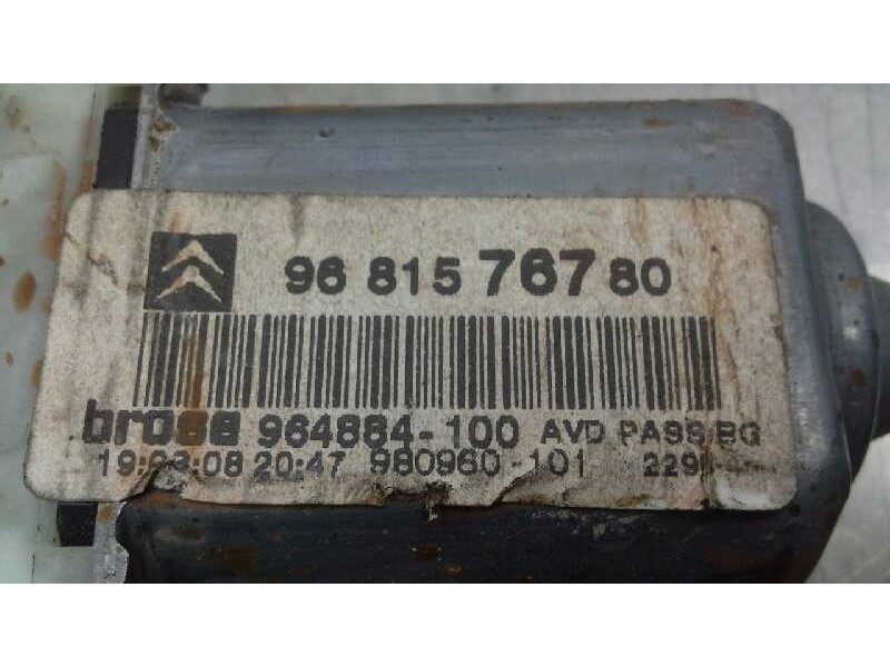 Recambio de elevalunas delantero derecho para citroen c4 berlina 2.0 hdi fap cat (rhr / dw10bted4) referencia OEM IAM   