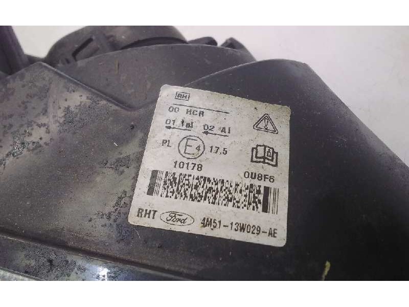Recambio de faro derecho para ford focus berlina (cap) ambiente (d) referencia OEM IAM 4M5113W029AE  