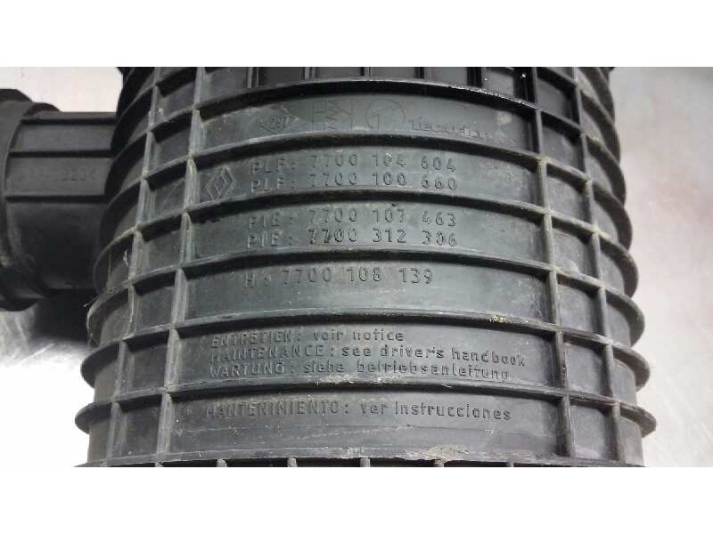 Recambio de soporte filtro aire para renault laguna (b56) 1.9 dci rt referencia OEM IAM 7700108139  