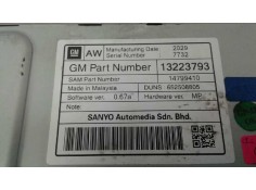 Recambio de sistema audio / radio cd para opel insignia berlina excellence referencia OEM IAM 13223793   2