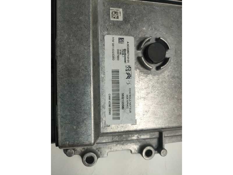 Recambio de centralita motor uce para peugeot 3008 1.2 12v e-thp / puretech referencia OEM IAM HW9815023380 9832103580 