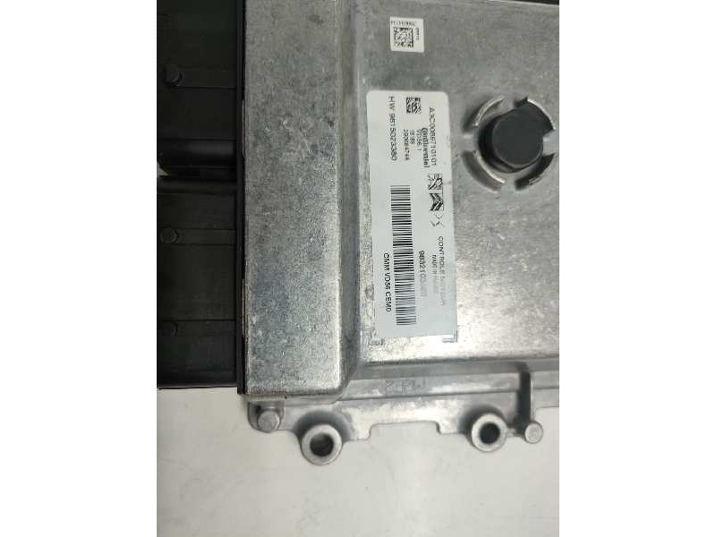 Recambio de centralita motor uce para peugeot 3008 1.2 12v e-thp / puretech referencia OEM IAM HW9815023380 9832103580 