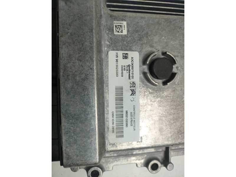 Recambio de centralita motor uce para peugeot 2008 (--.2013) 1.2 12v e-thp referencia OEM IAM HW9815023380 9832103580 