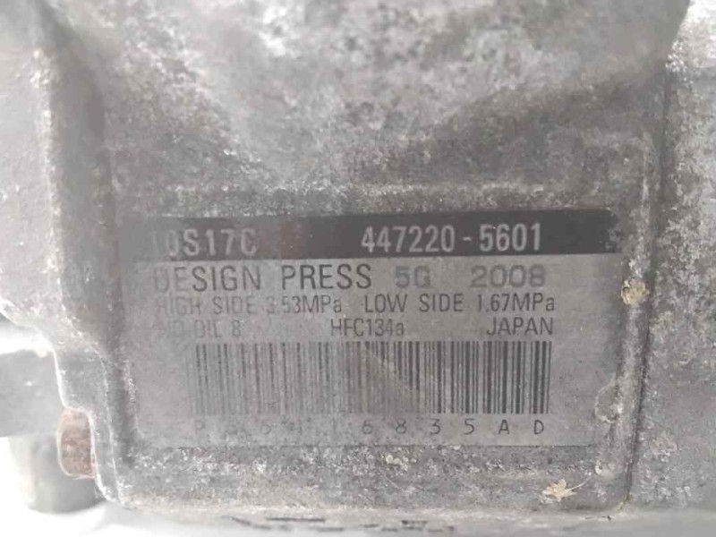 Recambio de compresor aire acondicionado para jeep gr. cherokee (wh) 3.0 crd limited referencia OEM IAM 4472205601  