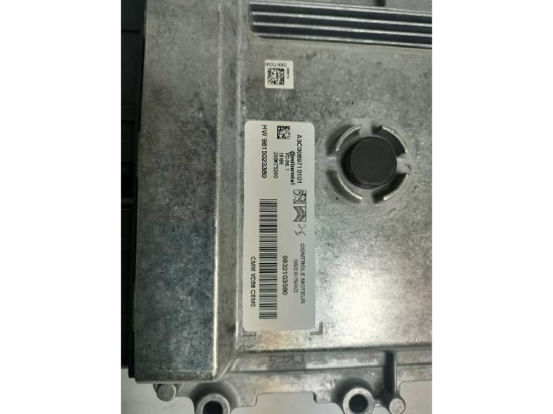 Recambio de centralita motor uce para peugeot 2008 (--.2013) 1.2 12v e-thp referencia OEM IAM HW9815023380 9832103580 