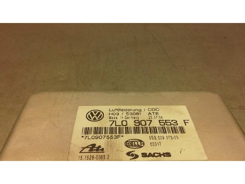 Recambio de centralita suspension para volkswagen touareg (7la) tdi r5 referencia OEM IAM 7L0907553F 178 