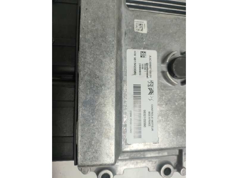 Recambio de centralita motor uce para citroen c4 grand picasso 1.2 12v e-thp referencia OEM IAM HW9815023380 9832103580 