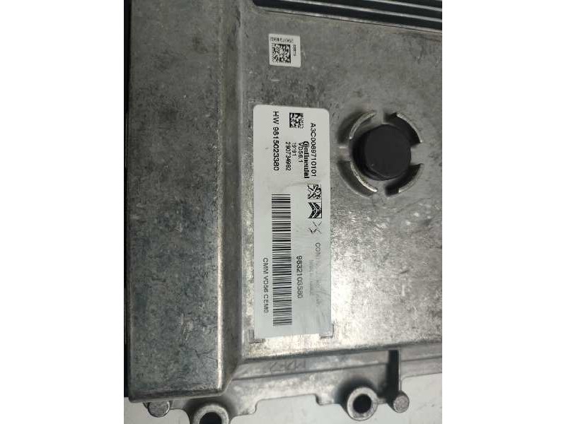 Recambio de centralita motor uce para citroen c4 grand picasso 1.2 12v e-thp referencia OEM IAM HW9815023380 9832103580 