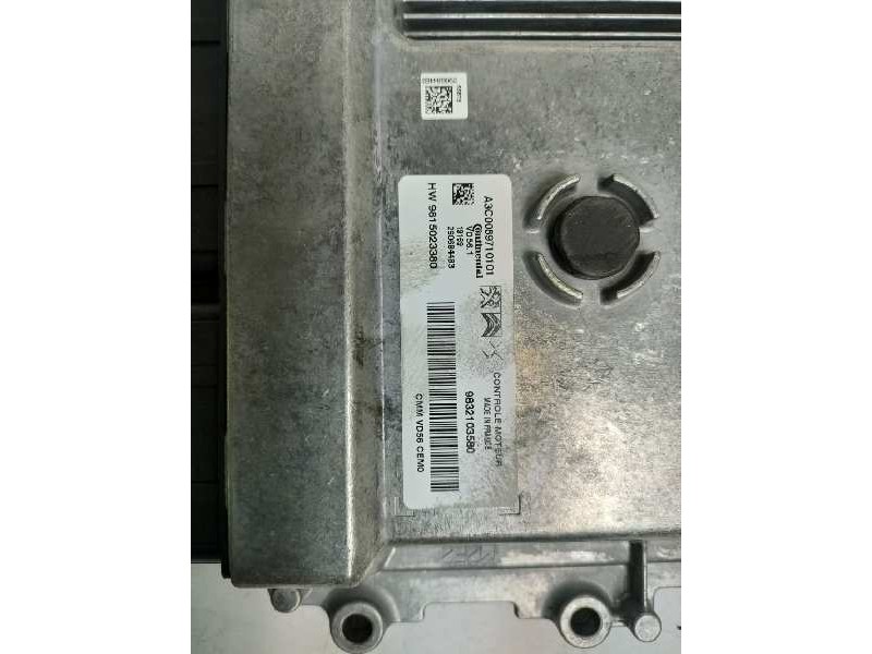 Recambio de centralita motor uce para citroen c4 grand picasso 1.2 12v e-thp referencia OEM IAM HW9815023380 9832103580 