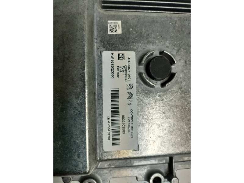 Recambio de centralita motor uce para citroen c4 grand picasso 1.2 12v e-thp referencia OEM IAM HW9815023380 9832103580 