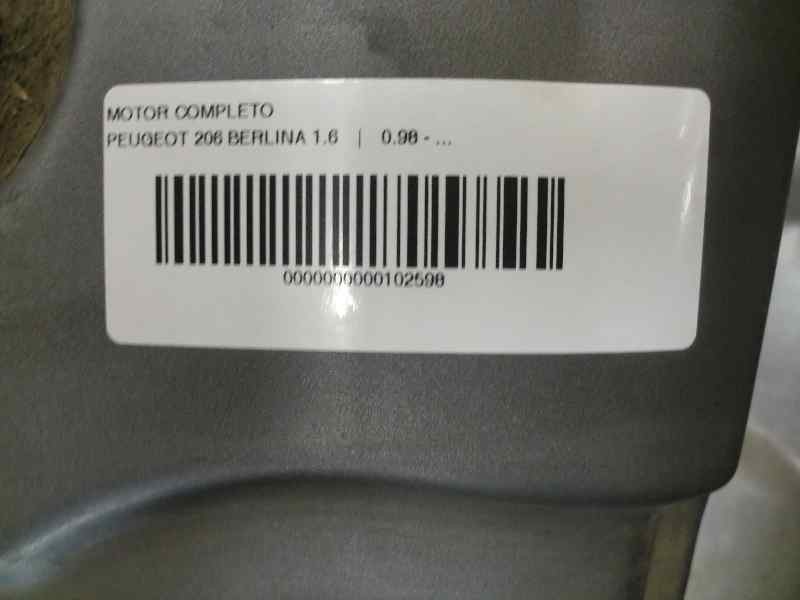 Recambio de motor completo para peugeot 206 berlina 1.6 referencia OEM IAM NFZ  90578