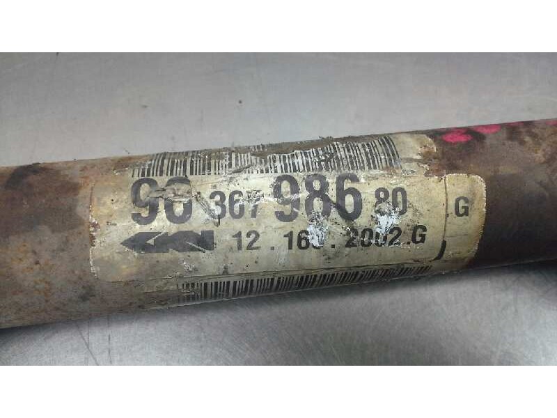 Recambio de transmision delantera izquierda para peugeot 206 berlina 1.6 referencia OEM IAM 9637698680  