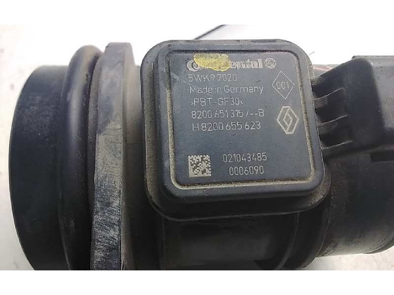 Recambio de caudalimetro para renault kangoo 1.5 dci diesel fap referencia OEM IAM 8200651315  