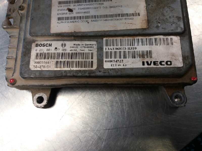 Recambio de centralita motor uce para iveco stralis 430 referencia OEM IAM 0281001527 364 504078154