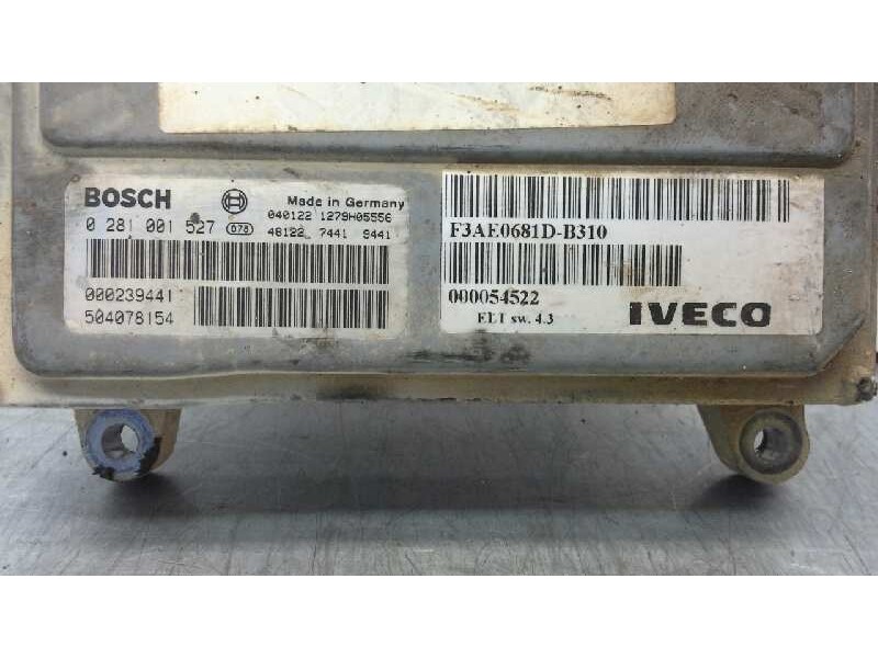 Recambio de centralita motor uce para iveco stralis 430 referencia OEM IAM 0281001527 364 504078154