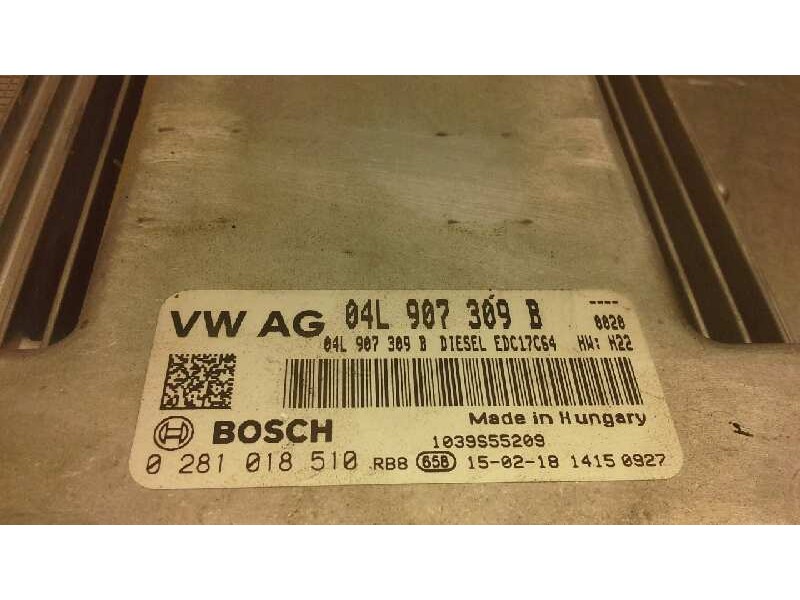 Recambio de centralita motor uce para seat leon (5f1) 1.6 tdi referencia OEM IAM 0TL907309B 330 