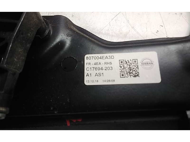 Recambio de elevalunas delantero derecho para nissan qashqai (j11) acenta referencia OEM IAM 807004EA3D  