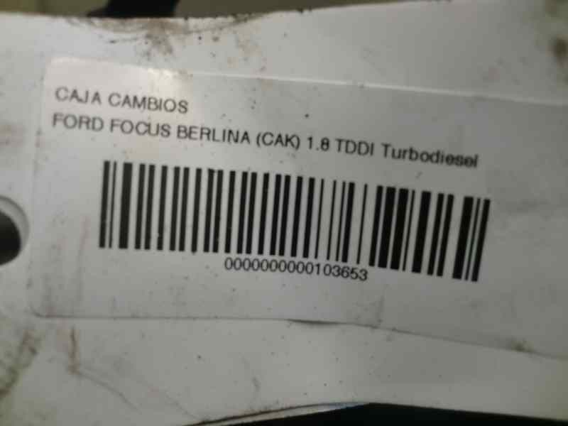 Recambio de caja cambios para ford focus berlina (cak) 1.8 tddi turbodiesel cat referencia OEM IAM S4R7002MB  91490