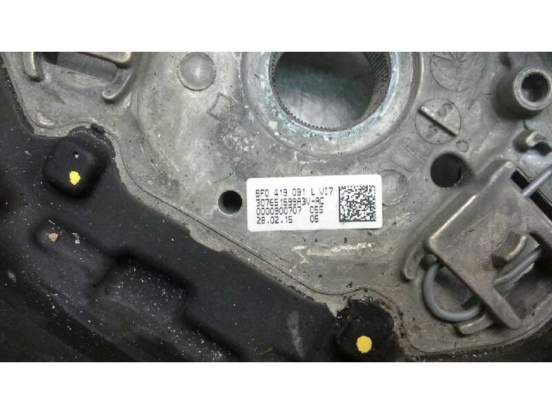Recambio de volante para seat leon (5f1) 1.6 tdi referencia OEM IAM 5F0419091L  