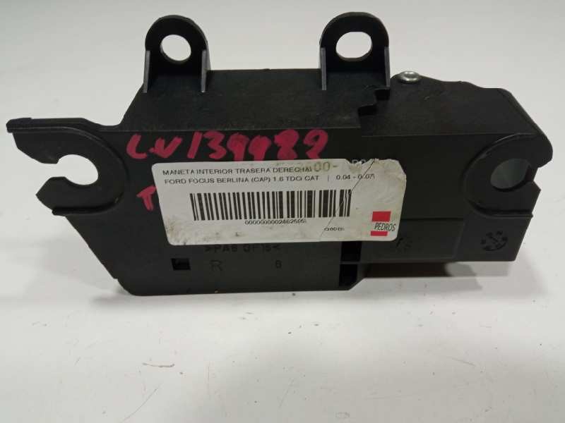 Recambio de maneta interior trasera derecha para ford focus berlina (cap) 1.6 tdci cat referencia OEM IAM   