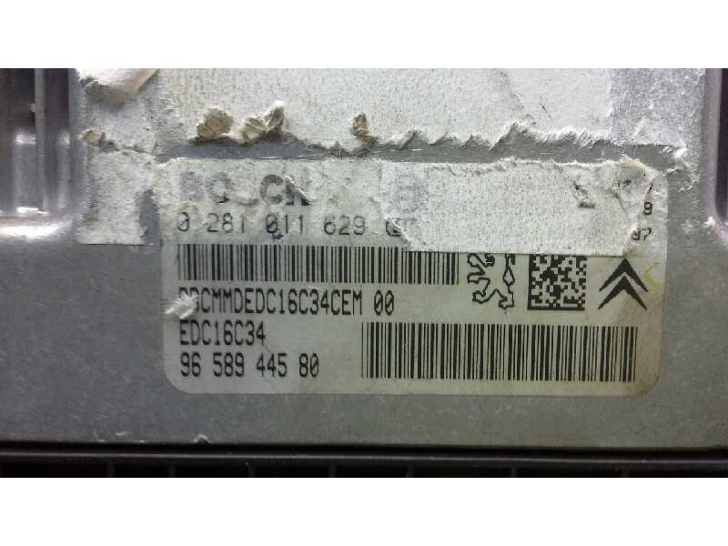 Recambio de centralita motor uce para citroen c4 coupe vts referencia OEM IAM 0281011629 314 