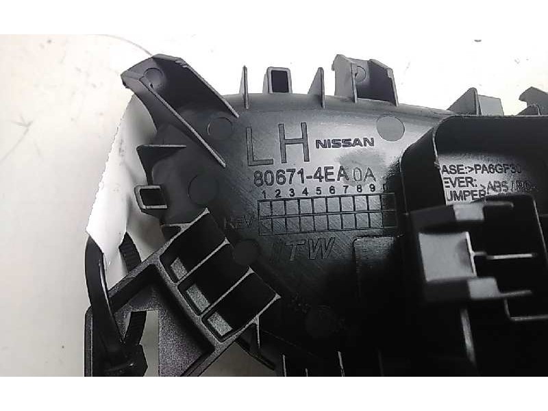 Recambio de maneta interior delantera izquierda para nissan qashqai (j11) acenta referencia OEM IAM 806714EA0A  