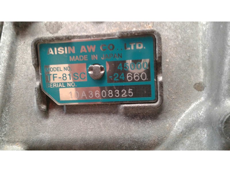 Recambio de caja cambios para hyundai ix55 style referencia OEM IAM TF-81SC  