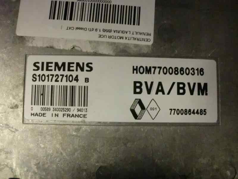 Recambio de centralita motor uce para renault laguna (b56) referencia OEM IAM S101727104B 202 91719