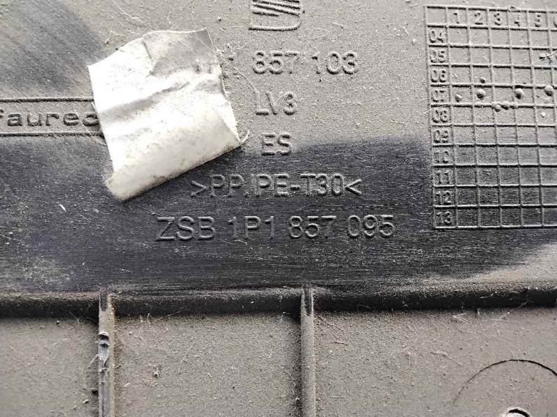 Recambio de guantera para seat leon (1p1) fr 1 referencia OEM IAM 1P1857095  