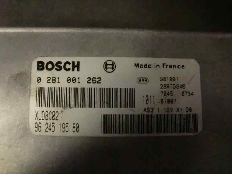 Recambio de centralita motor uce para citroen xantia berlina 1.9 turbodiesel referencia OEM IAM 0281001262 283 91897
