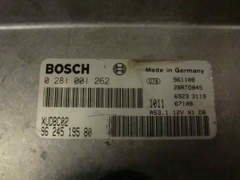 Recambio de centralita motor uce para citroen xantia berlina 1.9 turbodiesel referencia OEM IAM 0281001262 282 91897