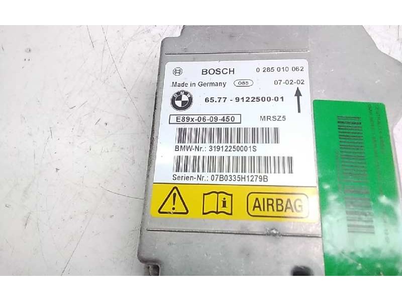Recambio de centralita airbag para bmw serie 1 berlina (e81/e87) 118d referencia OEM IAM 912250001  