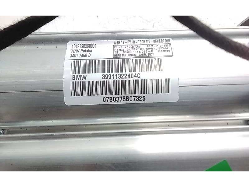 Recambio de airbag delantero derecho para bmw serie 1 berlina (e81/e87) 118d referencia OEM IAM 39911322404C  