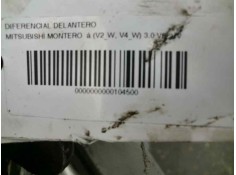 Recambio de diferencial delantero para mitsubishi montero (v20/v40) 3.0 v6 24v cat referencia OEM IAM   92167 2