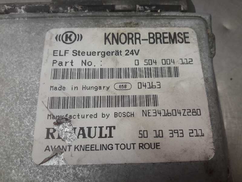 Recambio de centralita suspension para renault 470 magnum e2 referencia OEM IAM 0504004112 5010393211 