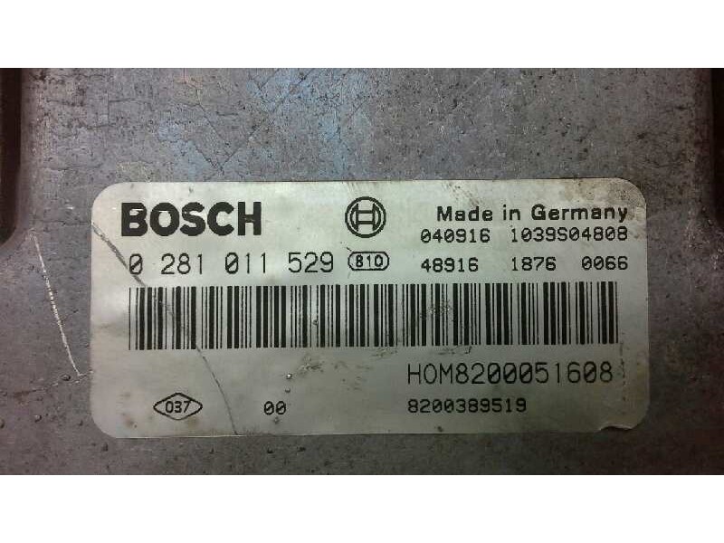 Recambio de centralita motor uce para nissan primastar (x83) caja cerrada batalla corta 2,7t referencia OEM IAM 0281011529 371 