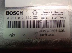 Recambio de centralita motor uce para renault trafic caja cerrada (ab 4.01) 1.9 diesel referencia OEM IAM 8200119842 BOSCH 349 2