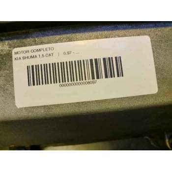 Recambio de motor completo para kia shuma 1.5 cat referencia OEM IAM BF  106145