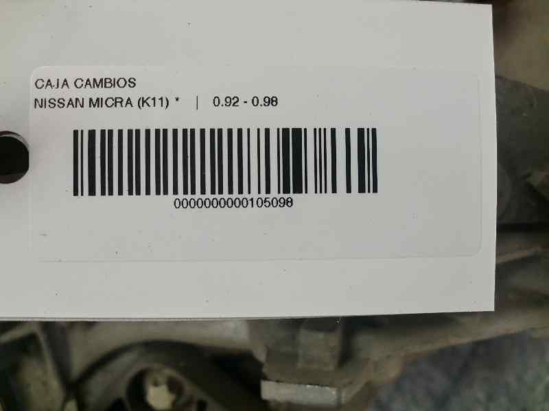 Recambio de caja cambios para nissan micra (k12e) 1.4 cat referencia OEM IAM JH3148  92691