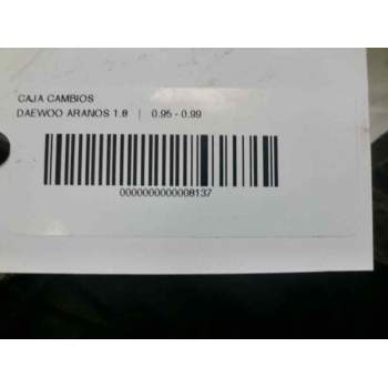 Recambio de caja cambios para daewoo aranos 1.8 referencia OEM IAM   106182