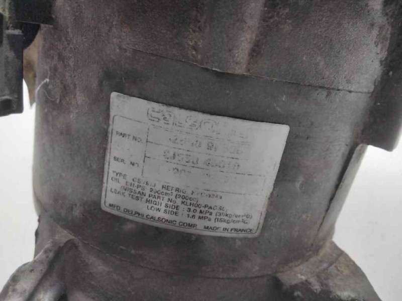 Recambio de compresor aire acondicionado para nissan primera berlina (p11) elegance referencia OEM IAM 2J5589T596  