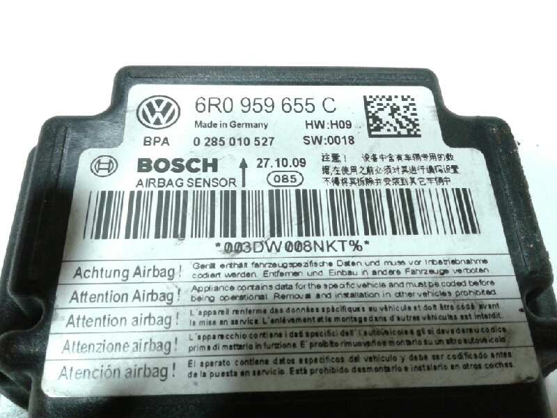Recambio de centralita airbag para seat ibiza (6j5) stylance / style referencia OEM IAM 6R0959655KFKZ  