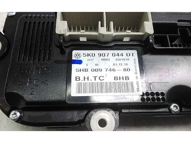 Recambio de mando climatizador para volkswagen scirocco (137) 2.0 tdi (125kw) referencia OEM IAM 5K0907044DT  