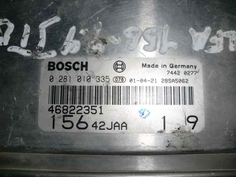 Recambio de centralita motor uce para alfa romeo 156 1.9 jtd (m) 16v cat referencia OEM IAM 0281010335 46822351 93368