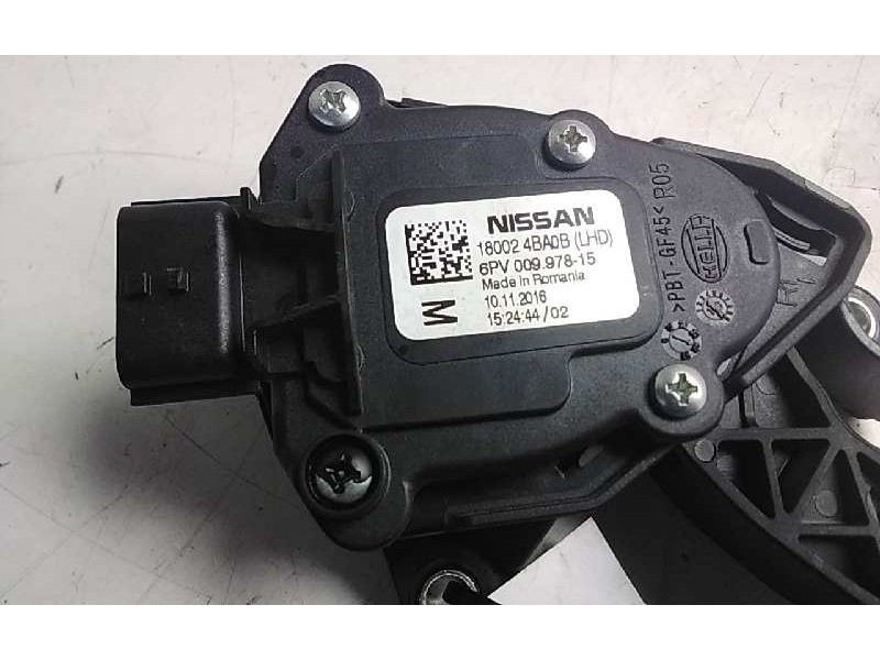 Recambio de pedal acelerador para nissan qashqai (j11) acenta referencia OEM IAM  6PV00897815 