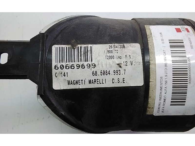 Recambio de cuadro instrumentos para alfa romeo 156 1.9 jtd (m) 16v cat referencia OEM IAM 60669699  93383