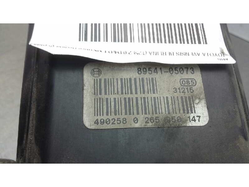 Recambio de abs para toyota avensis berlina (t25) 2.0 d4-d executive berlina (5-ptas.) referencia OEM IAM 0265225319  