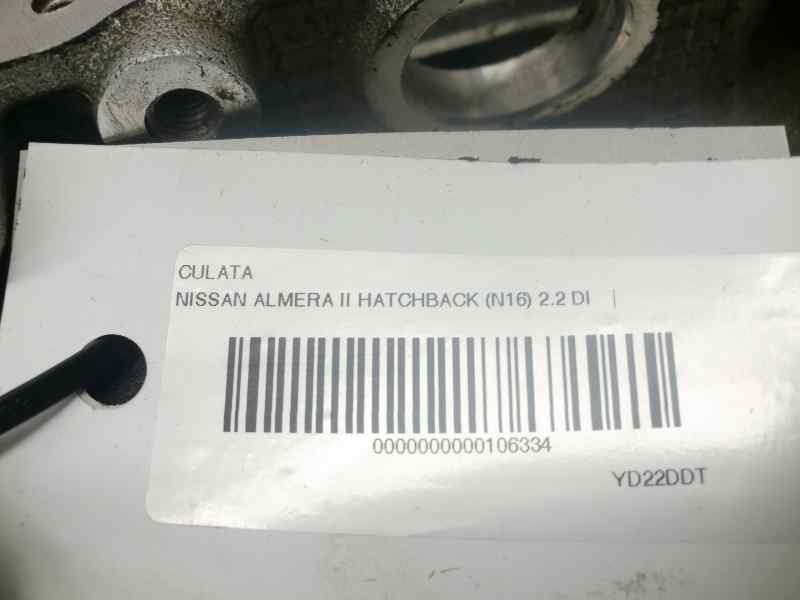 Recambio de culata para nissan almera (n16/e) 2.2 16v turbodiesel cat referencia OEM IAM  CULATA NISSAN ALMERA 2.2 D 16V 01 9386